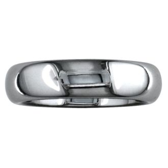 5mm Comfort Fit Titanium Wedding Band, Sizes  to 3.5-13.5, Personalize for Free.