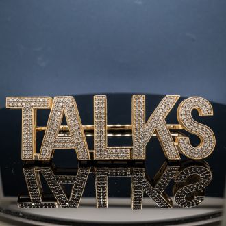 Mercedes Mone TALKS Palm Cuff Ring