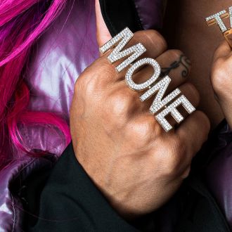 Mercedes Mone MONE Palm Cuff Ring