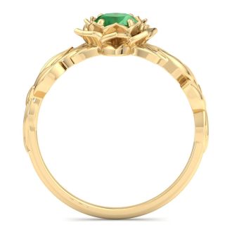 Emerald Ring: 3/4 Carat Emerald Ring