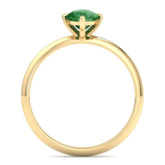 Emerald Ring: 1 Carat Emerald Ring