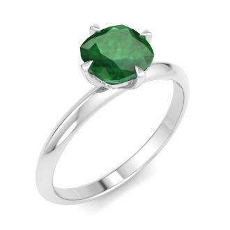 Emerald Ring: 1 Carat Emerald Ring