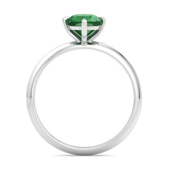 Emerald Ring: 1 Carat Emerald Ring