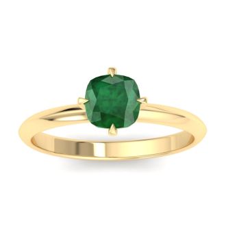 Emerald Ring: 1 Carat Emerald Ring