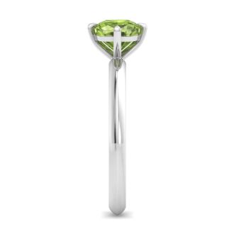Peridot Ring: 1 Carat Peridot Ring
