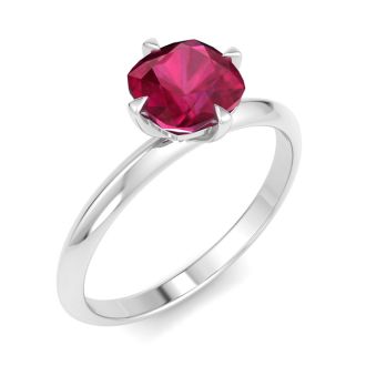 Ruby Ring: 1 Carat Ruby Ring