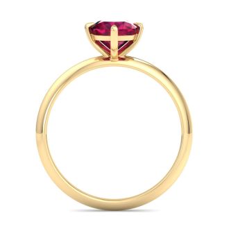 Ruby Ring: 1 Carat Ruby Ring