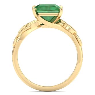 Emerald Ring: 1 1/2 Carat Emerald Ring