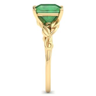 Emerald Ring: 1 1/2 Carat Emerald Ring