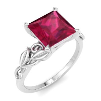 Ruby Ring: 1 1/2 Carat Ruby Ring