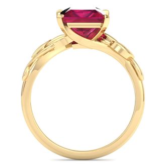 Ruby Ring: 1 1/2 Carat Ruby Ring