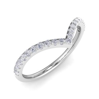 1/3 Carat Diamond Band 14K White Gold