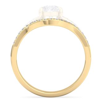 1/5 Carat Diamond Band 14K Yellow Gold