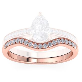 1/5 Carat Diamond Band 14K Rose Gold