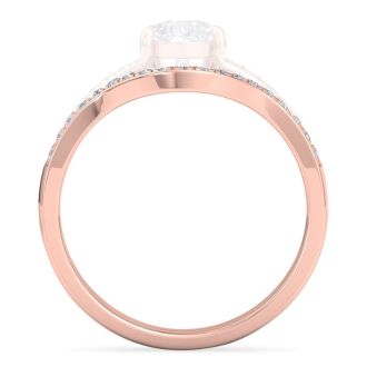 1/5 Carat Diamond Band 14K Rose Gold