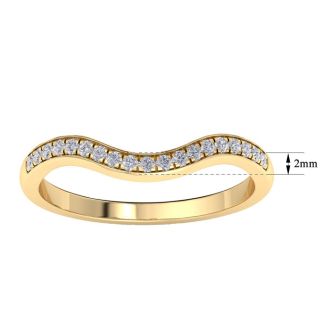1/5 Carat Diamond Band 14K Yellow Gold