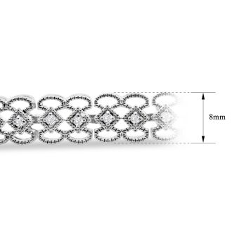 Exclusive Closeout: New 1/2 Carat Diamond Wave Bracelet, 7 Inches