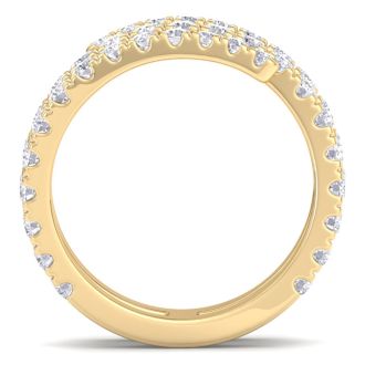 1 1/2 Carat Diamond Wrap Ring In 14 Karat Yellow Gold