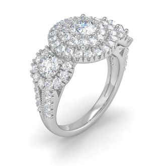 La Gigante! The Hugest Ladies' 2 Carat Lab Grown Diamond Engagement Ring In SuperJeweler History!