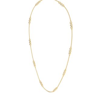 1 Carat Lab Grown Diamonds By The Yard Necklace In 14K Yellow Gold, 18 Inches