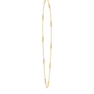 1 Carat Lab Grown Diamonds By The Yard Necklace In 14K Yellow Gold, 18 Inches