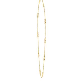 1 Carat Lab Grown Diamonds By The Yard Necklace In 14K Yellow Gold, 18 Inches