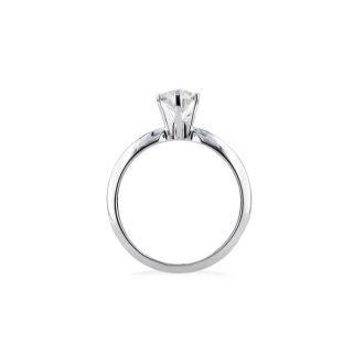 Cheap Engagement Rings, 1/4 Carat Marquise Diamond Solitaire Ring In 10K White Gold