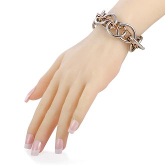 CALVIN KLEIN - "Forward" Pink PVD Stainless Steel Bracelet