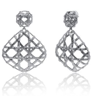 KENDRA SCOTT -  Natalie Rhodium Plated Statement Earrings