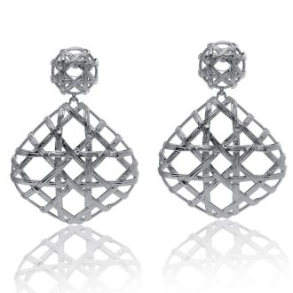 KENDRA SCOTT -  Natalie Rhodium Plated Statement Earrings