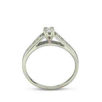 1/4ct Diamond Bridal Set in Sterling Silver. Classic and Affordable.