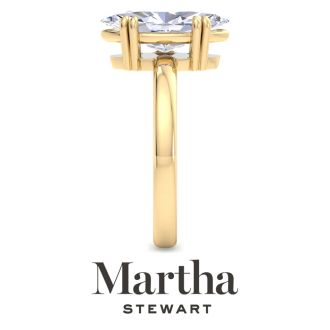 Martha Stewart 2 Carat Marquise Shape Lab Grown Diamond Solitaire Engagement Ring In 14K Yellow Gold