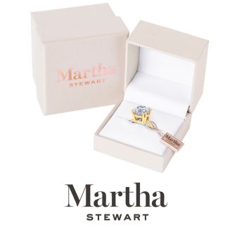 Martha Stewart 5 Carat Round Shape Lab Grown Diamond Solitaire Engagement Ring In 14K Yellow Gold