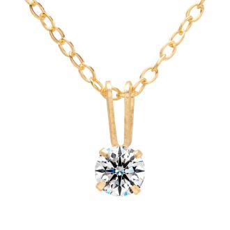 1/2 Carat Lab-Grown Diamond Earrings & Necklace Set Crafter In Gold