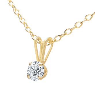 1/2 Carat Lab-Grown Diamond Earrings & Necklace Set Crafter In Gold