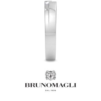 Bruno Magli Mens 1/4 Carat Princess Cut Lab Grown Diamond Floating Solitaire Ring In Sterling Silver