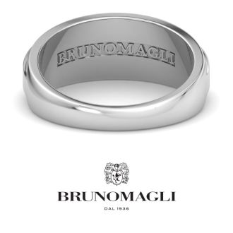 Bruno Magli Mens 1/3 Carat Round Shape Lab Grown Diamond Solitaire Ring In Sterling Silver