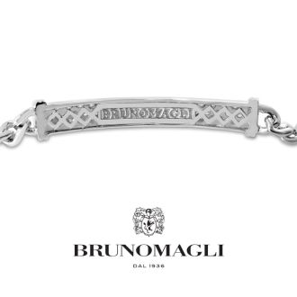 Bruno Magli Mens Giuseppe 1 1/2 Carat Lab Grown Diamond Bracelet In Sterling Silver, 8 Inches