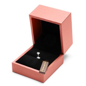 Bruno Magli Mens 1/2 Carat Lab Grown Diamond Martini Stud Earring In Sterling Silver