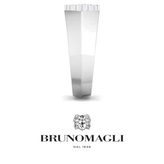 Bruno Magli Mens 1 Carat Lab Grown Diamond Cluster Ring In Sterling Silver