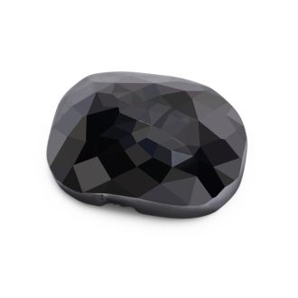Estate Jewelry 0.84 Carat Rose Cut Octagon Black Diamond. I3 clarity.