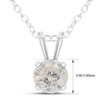 Estate Jewelry 0.46 Carat Loose Round Natural Diamond, Chipped Diamond