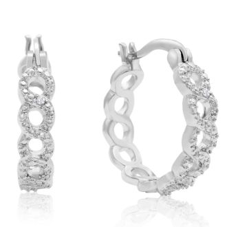 3 Pairs Of Diamond Hoop Earrings For An Amazing Price!
