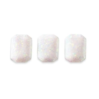 16x12mm Octagon Shape Created Opal Gemstones, Each Weighing 4 Carats - 12 Carats Total