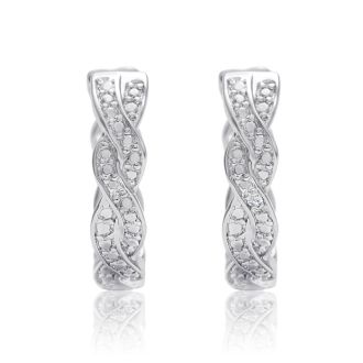 3 Pairs Of Diamond Hoop Earrings For An Amazing Price!
