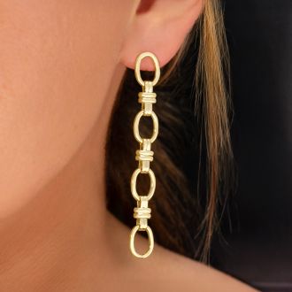 Bruno Magli Francesca Gold Drop Earrings