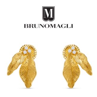 Bruno Magli Chiara Gold Earrings