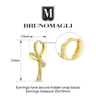 Bruno Magli Aurora Gold Drop Earrings