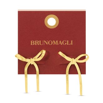 Bruno Magli Sofia Gold Bow Earrings
