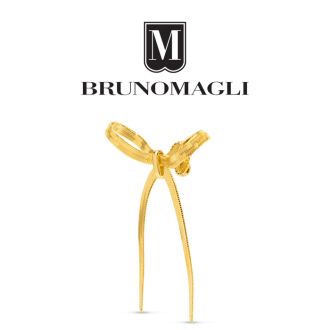 Bruno Magli Sofia Gold Bow Earrings